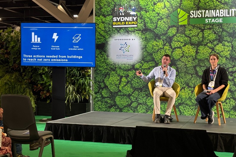 Ryan Flack and Katie Eyles, Sydney Build Expo, May 2025 
